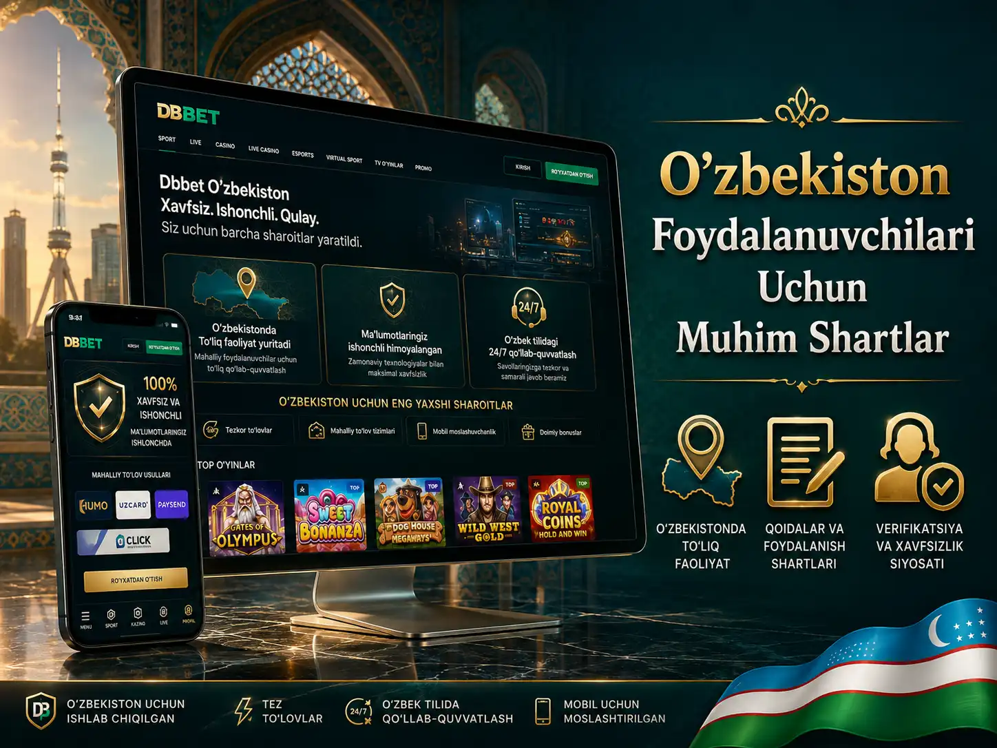O‘zbekiston Foydalanuvchilari Uchun Muhim Shartlar